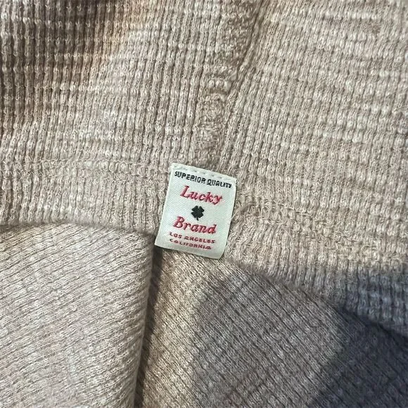 Lucky Brand Men's XL Gray Long Sleeve Thermal T-Shirt - Picture 3 of 6